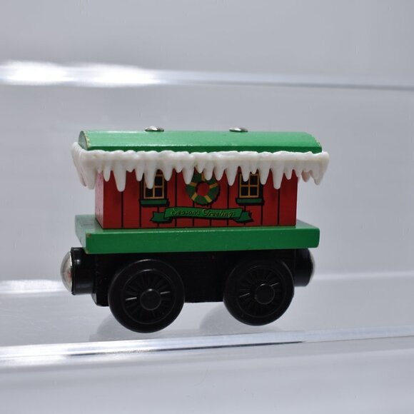 Winter Caboose Christmas Holiday Thomas & Friends Wooden Railway Train Tank - Picture 4 of 5